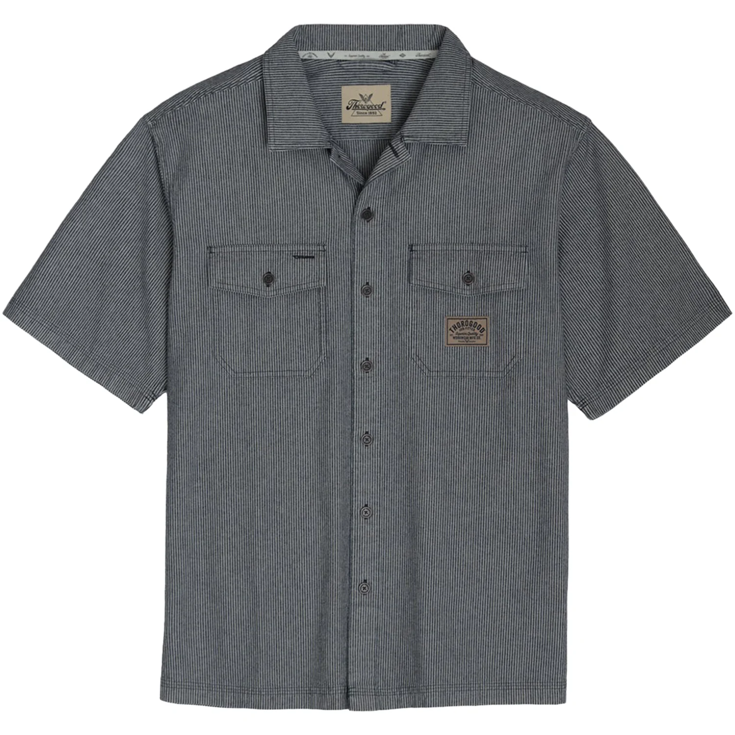 Thorogood Men's Short Sleeve Washed Garage Workwear Shirt