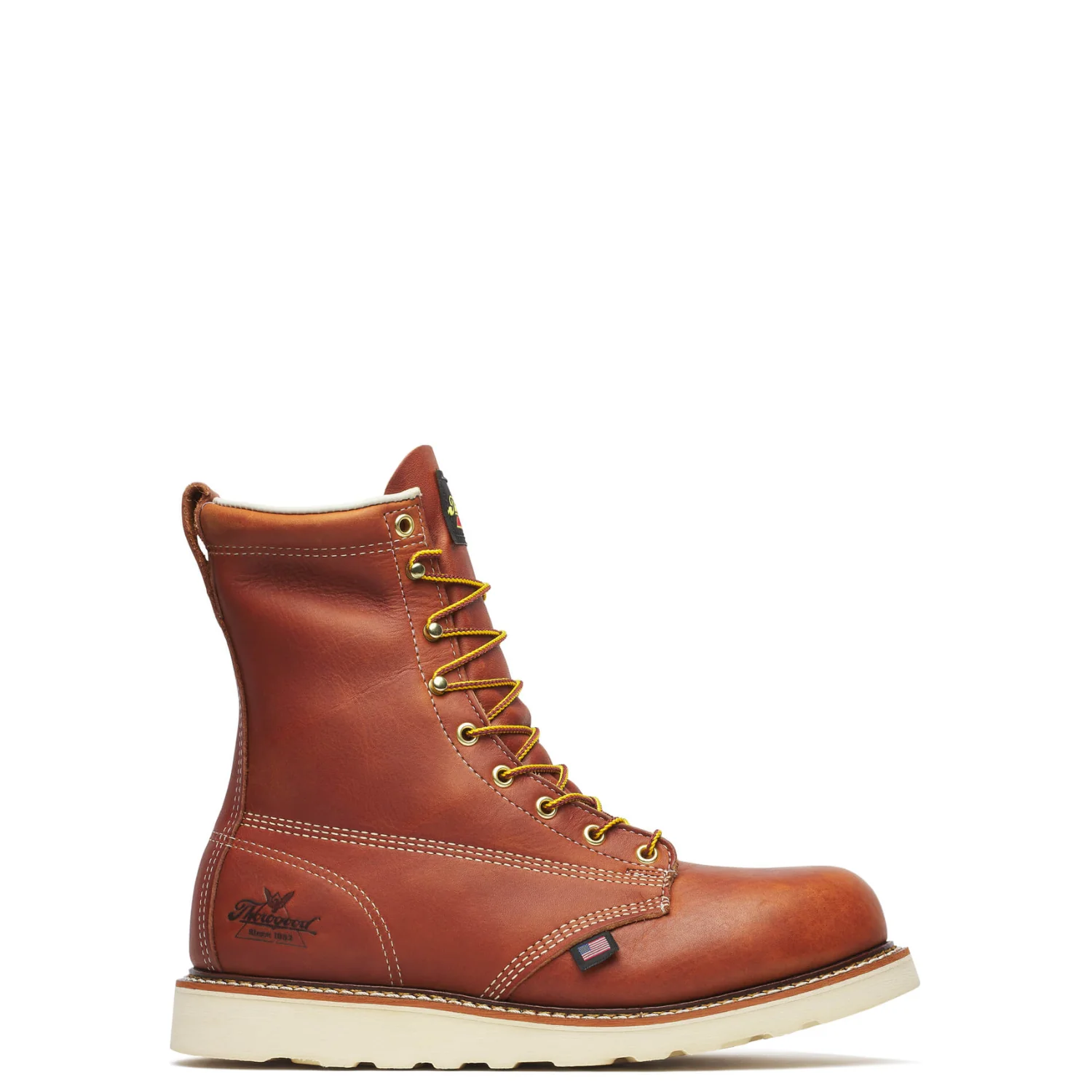 Thorogood Men's American Heritage 8" Steel Toe Wedge Boot