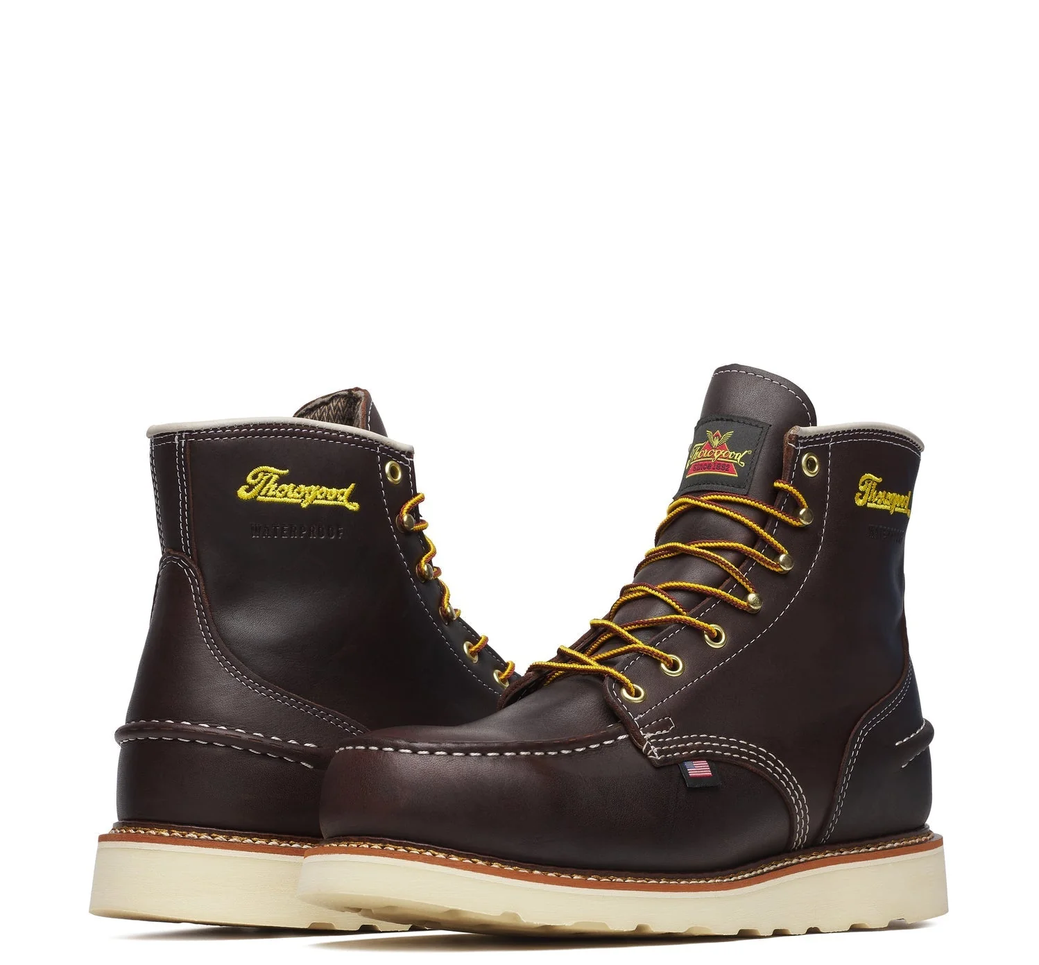 Thorogood Men's 1957 Series 6" Moc Toe Waterproof MAXWear Wedge Steel Toe Boot - Image 3