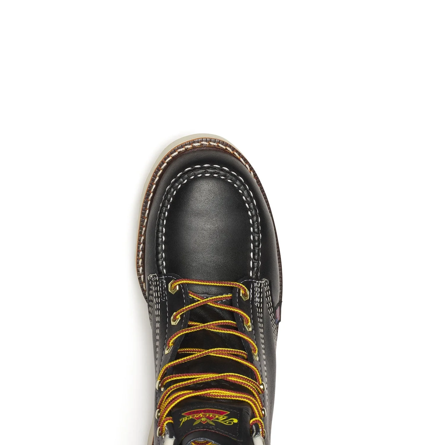 Thorogood Men's American Heritage MAXWear Wedge™ 6" Steel Toe Work Boot_Black - Image 5
