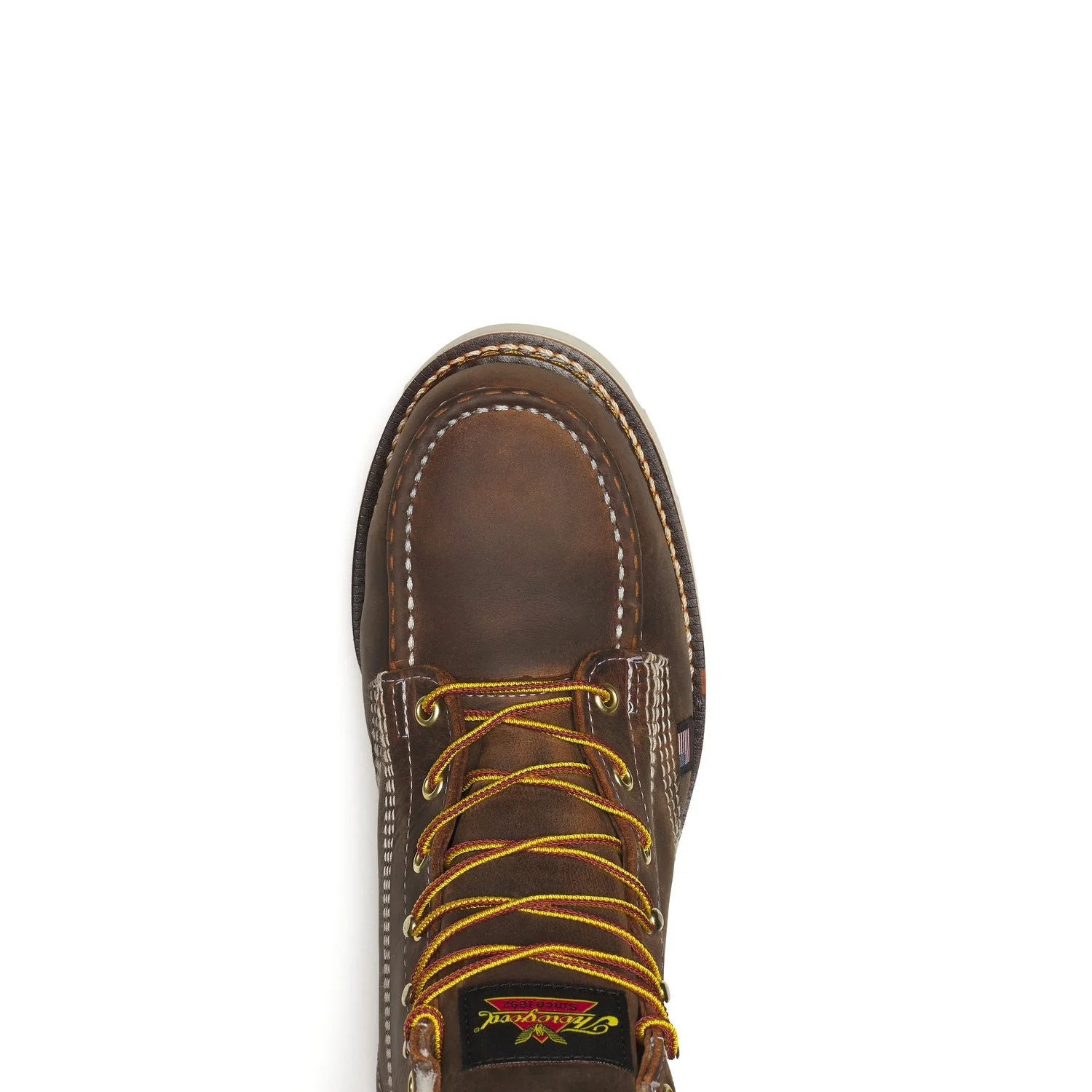 Thorogood Men's American Heritage Moc 6" Steel Toe Boot_Trail Crazyhorse - Image 5