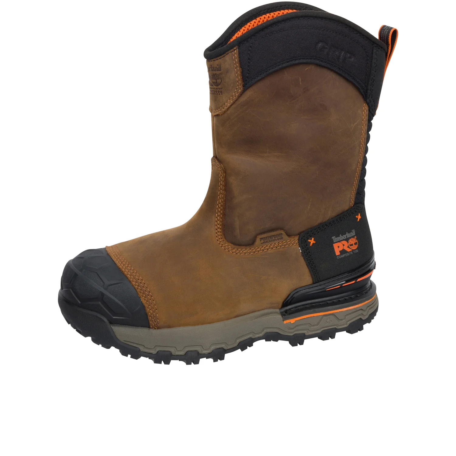 Timberland PRO Men's Boondock Ultralight Pull-On Waterproof Comp Toe Work Boot - Image 3