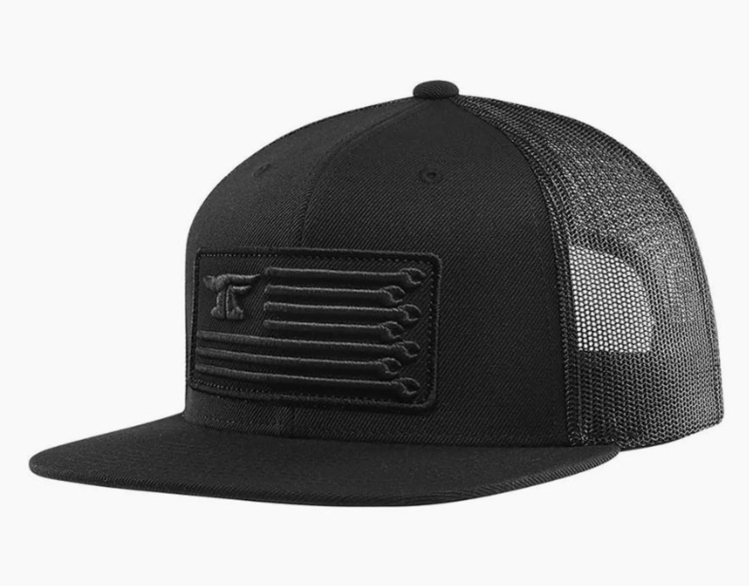 Troll Co. Men's Anvil Flagship Graphic Flat Bill Cap