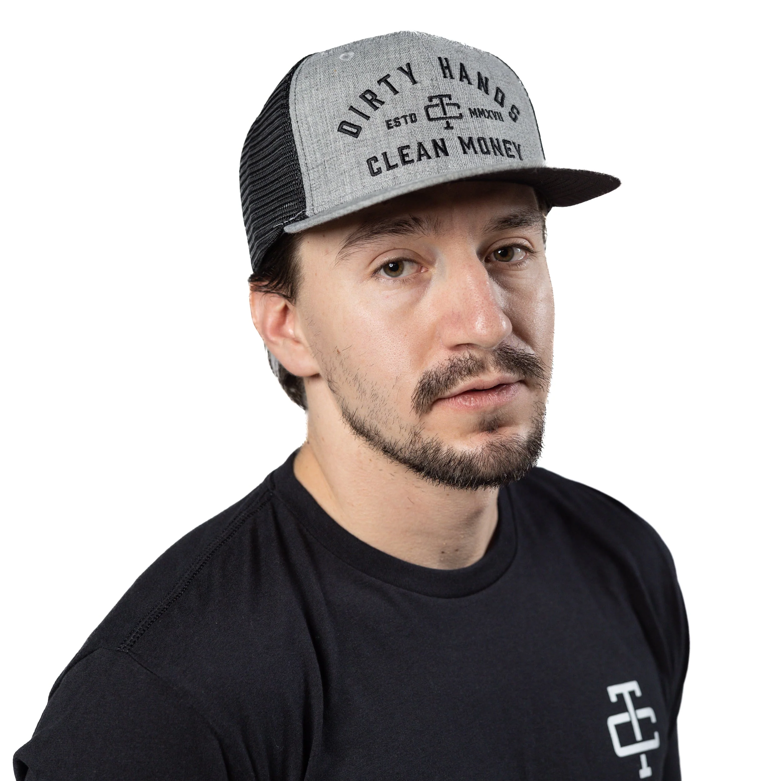 Troll Co. Men's "Dirty Hands Clean Money" Meshback Snapback Hat - Image 2