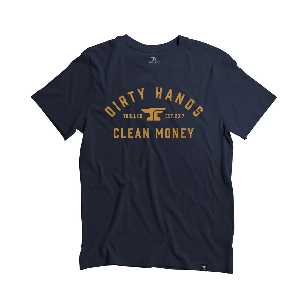 Troll Co. Men's "Dirty Hands Clean Money" Classic Short Sleeve T-Shirt - Image 6