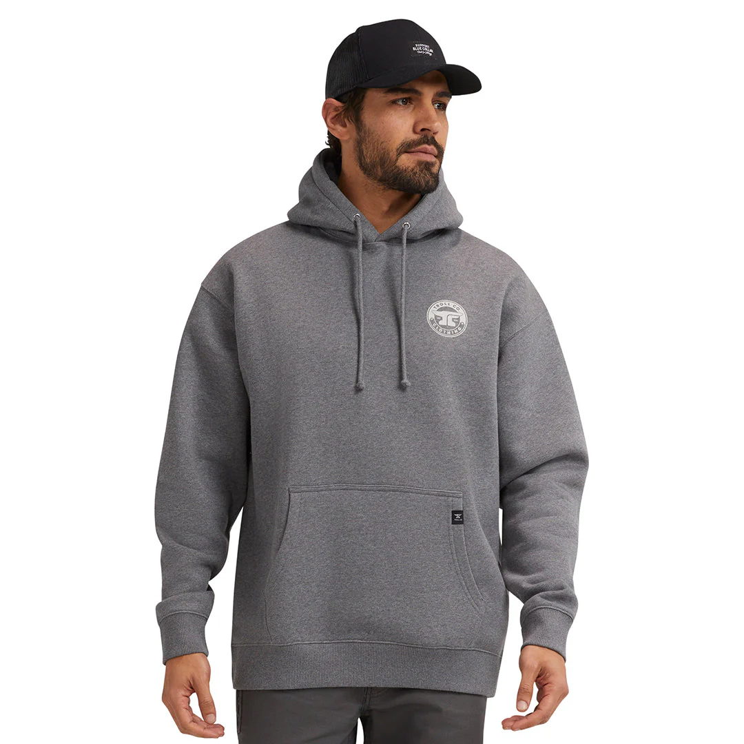 Troll Co. Men's "Skilled Labor Isn't Cheap" Hooded Sweatshirt - Image 2