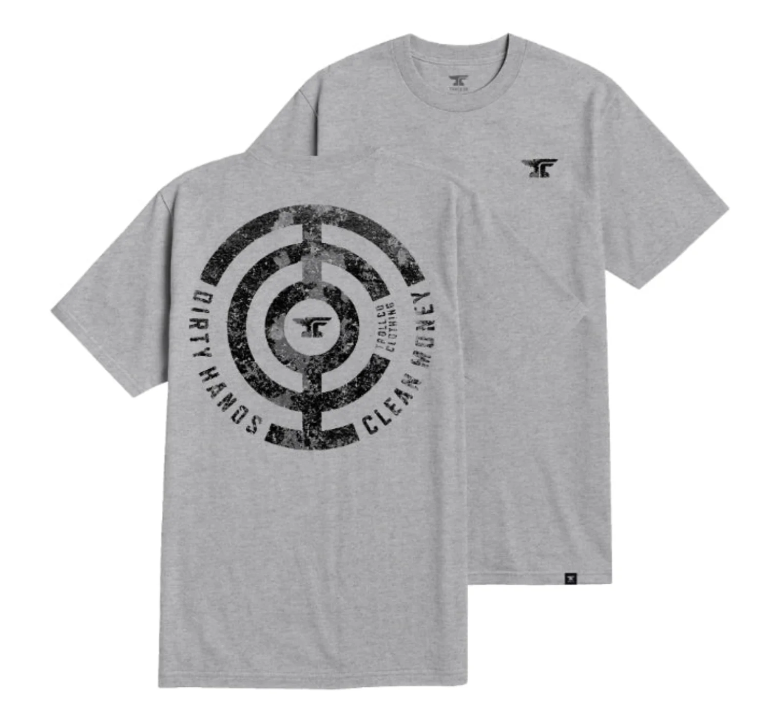 Troll Co. Men's "Dirty Hands Clean Money" Graphic T-Shirt