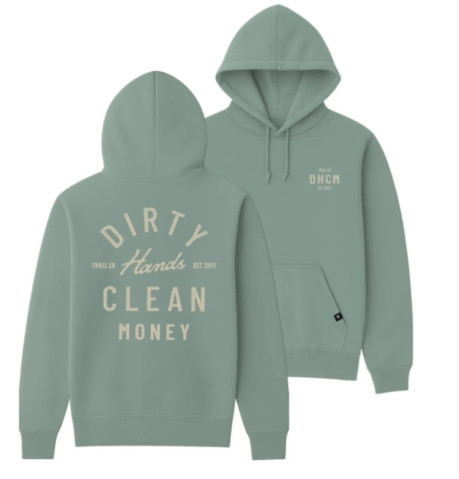 Troll Co. Women's "Dirty Hands Clean Money" Classic Juno Hoodie