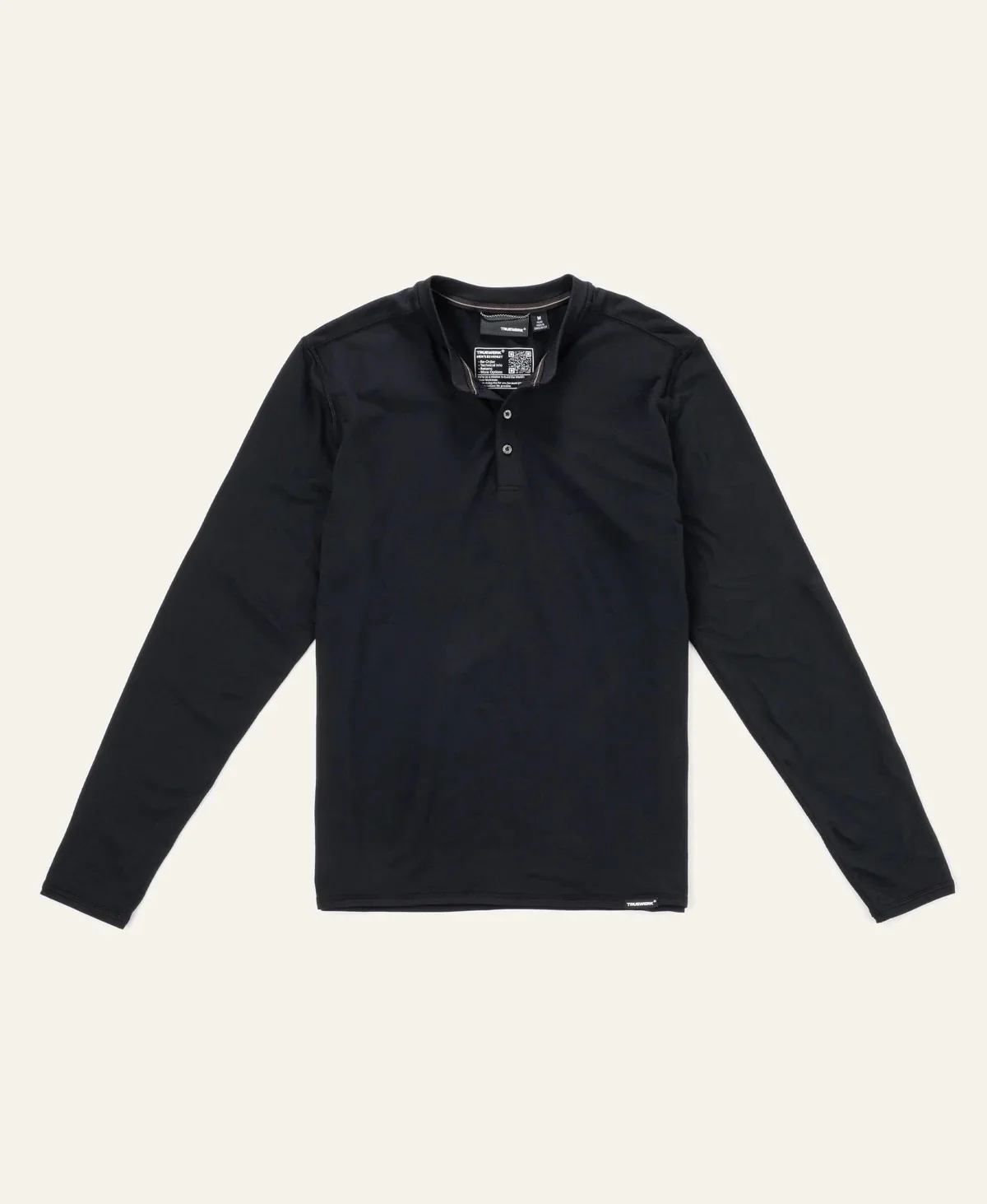 TRUEWERK Men's B2 Midweight Henley Long Sleeve Shirt - Image 3