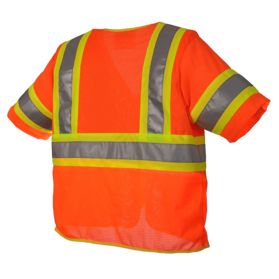 Viking Hi-Vis Sleeved Zipper Class 3 Safety Vest - Image 2