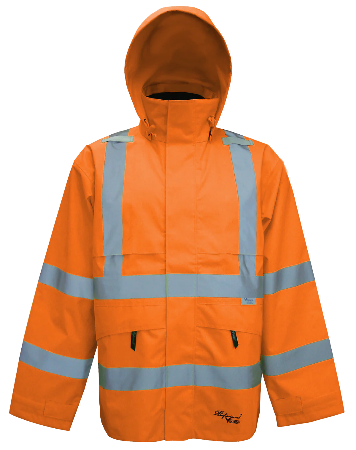 Viking Men's Professional® Journeyman Hi-Vis Class 3 Waterproof Trilobal Hooded Jacket - Image 3