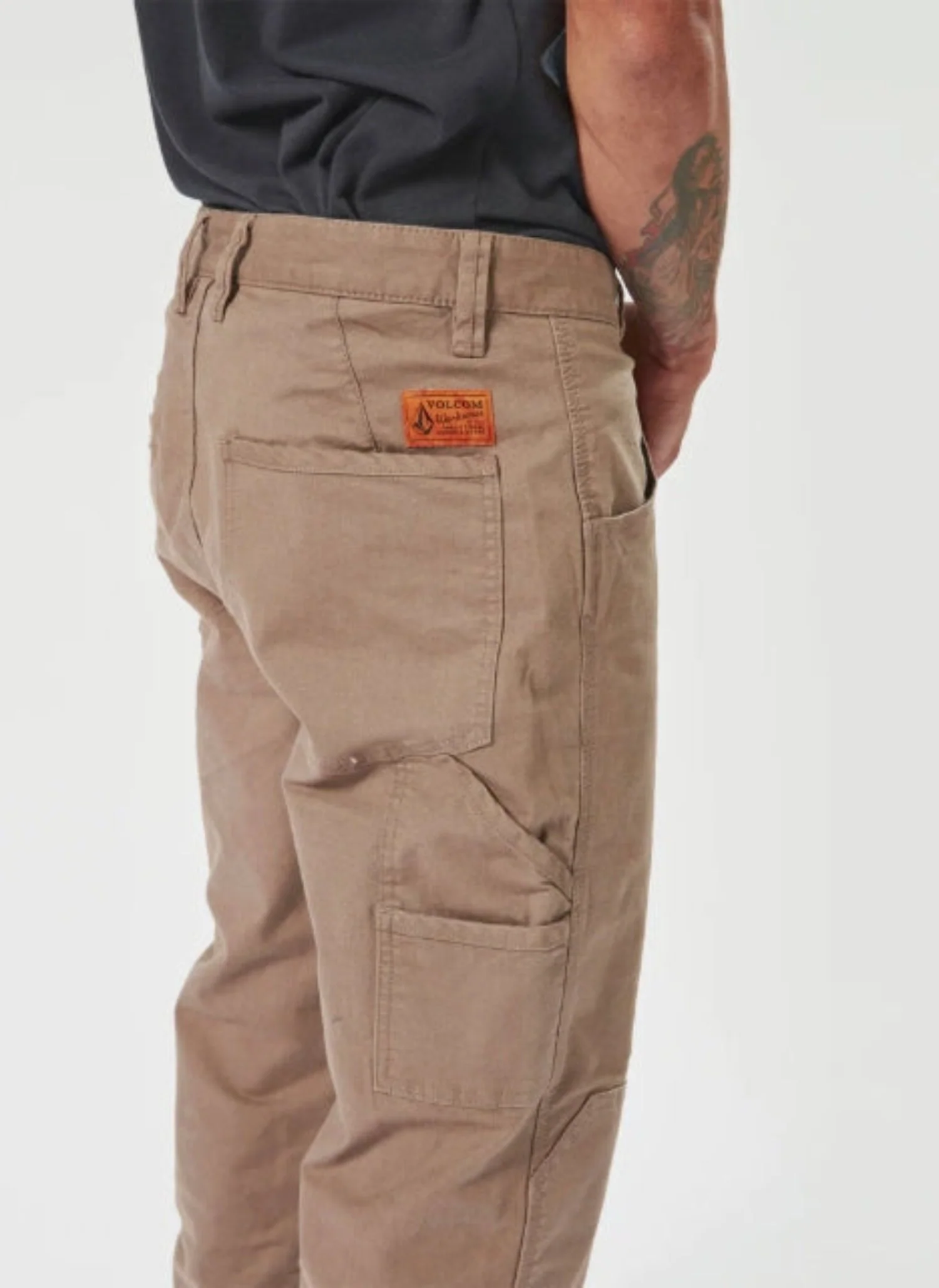 Volcom Men's Caliper Straight Leg Stretch Cargo Work Pant - Image 5