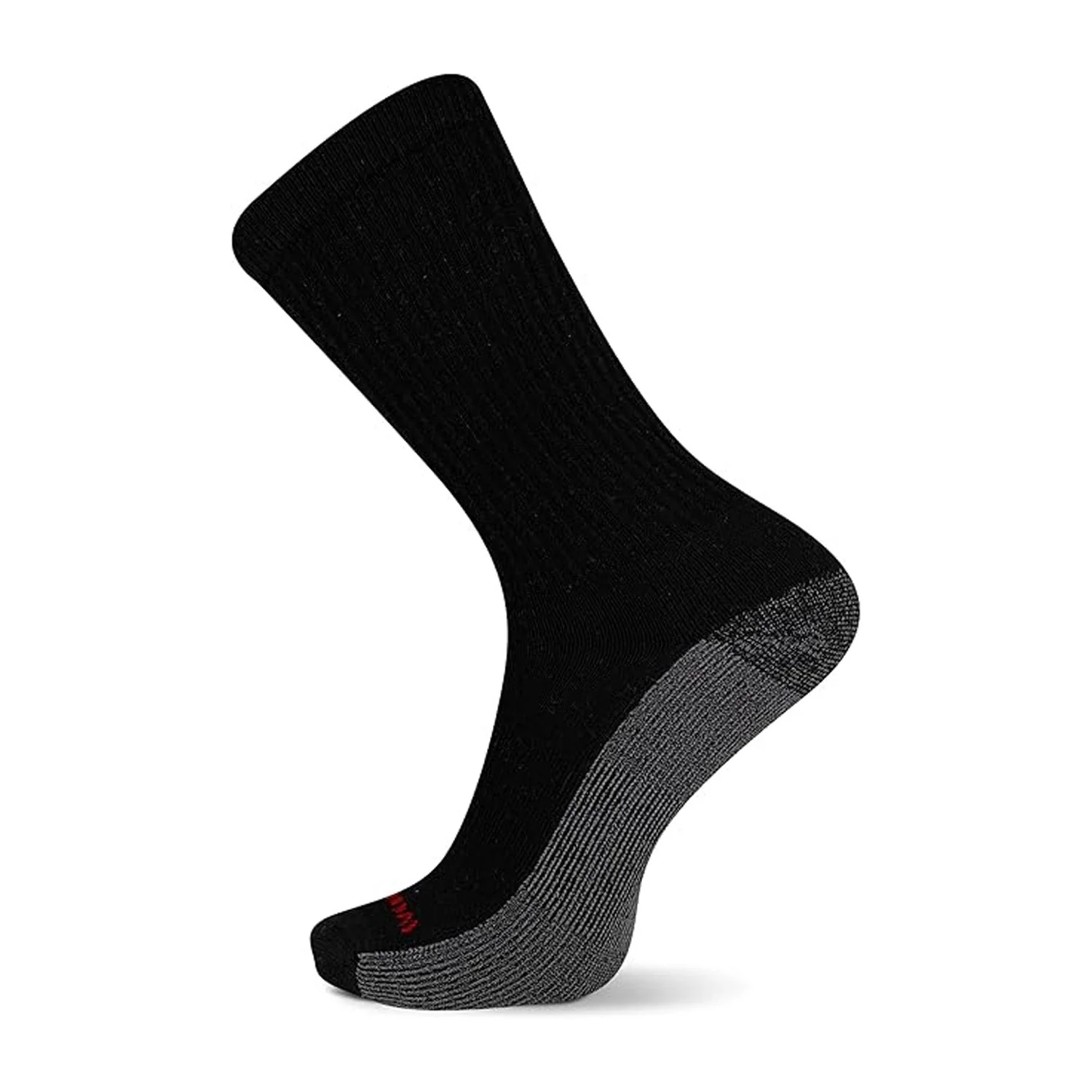 Wolverine Men's Cotton Comfort Steel Toe Crew Sock (6 Pack)