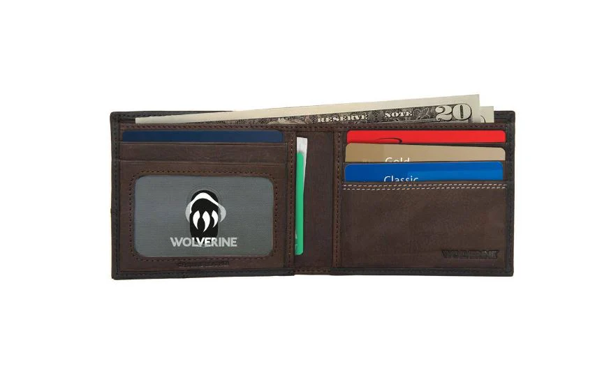 Wolverine I-90 DuraShocks® Bifold RFID Leather Wallet - Image 3