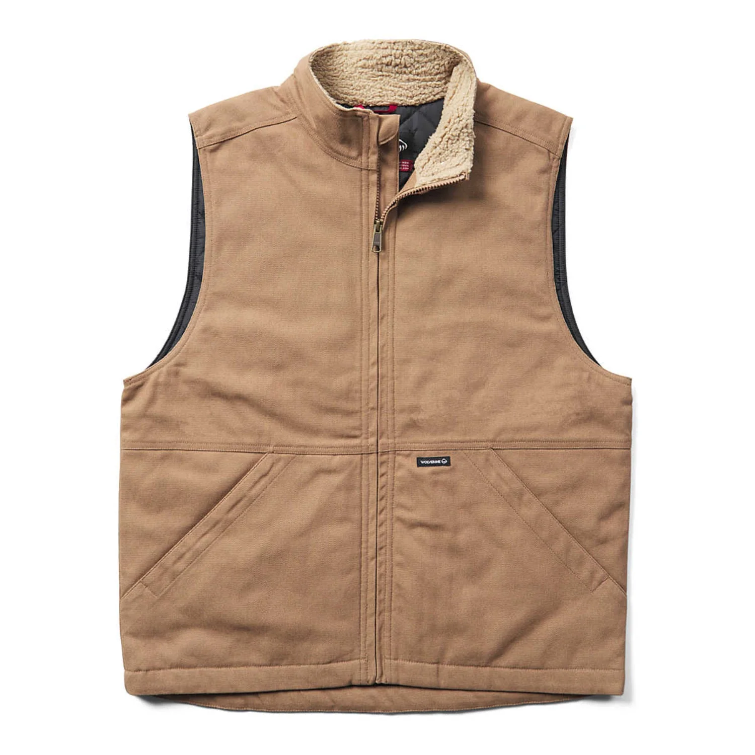 Wolverine Men's Jaxon Canvas Sherpa Lined Collar Vest - Image 3