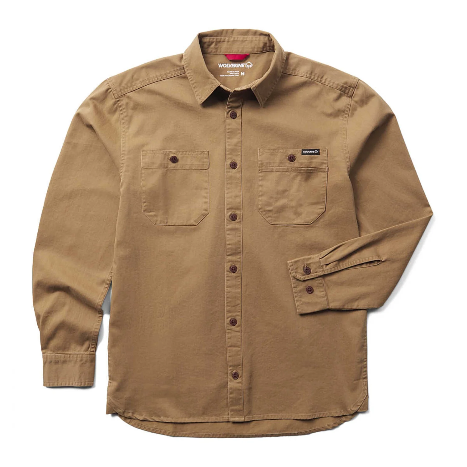 Wolverine Men's Leland Twill Button-Up Long Sleeve Work Shirt - Image 3
