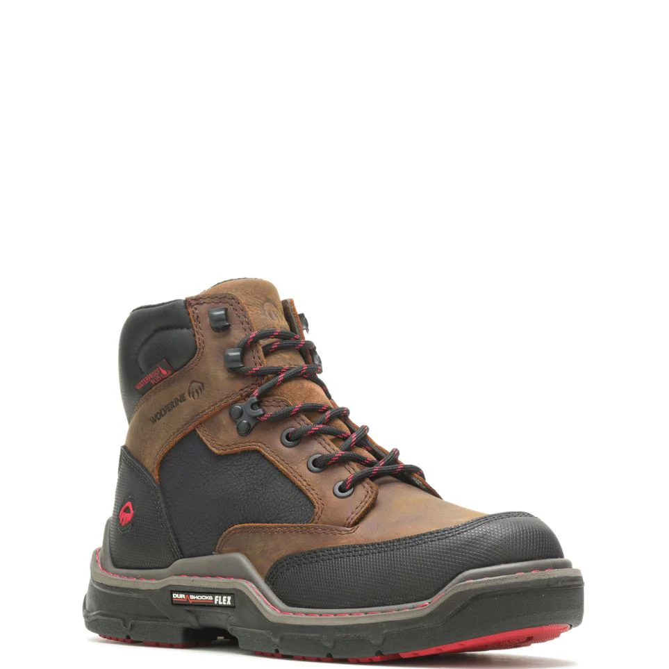 Wolverine Men's Raider Durashocks® Heavy Duty 6" Waterproof Comp Toe Work Boot - Image 2