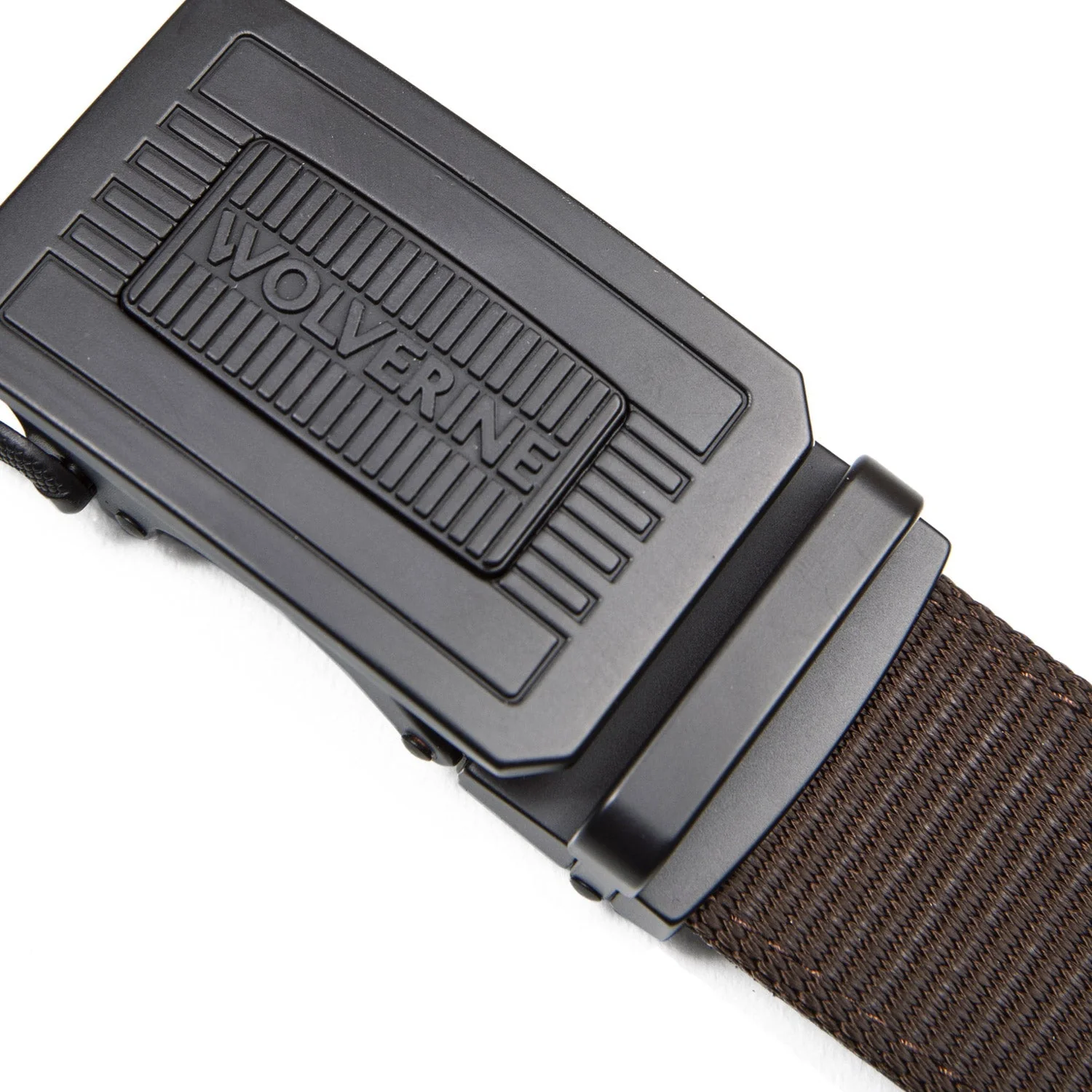 Wolverine Men's Ratchet Engraved Logo Buckle 1.5" Belt - Image 5