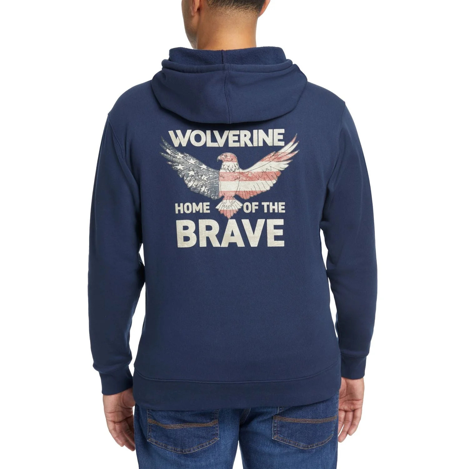 Wolverine Men's Square Logo Hoodie - Image 3