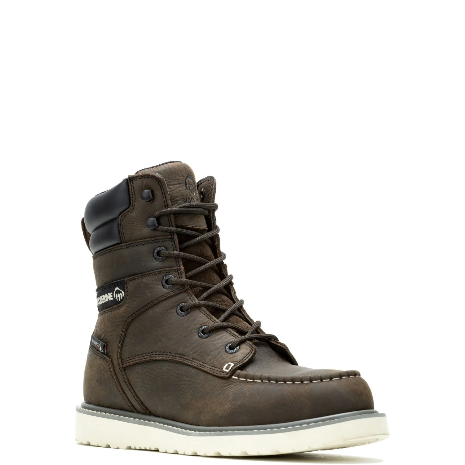 Wolverine Men's Trade Wedge 8" Moc-Toe Steel Toe Work Boot - Image 2
