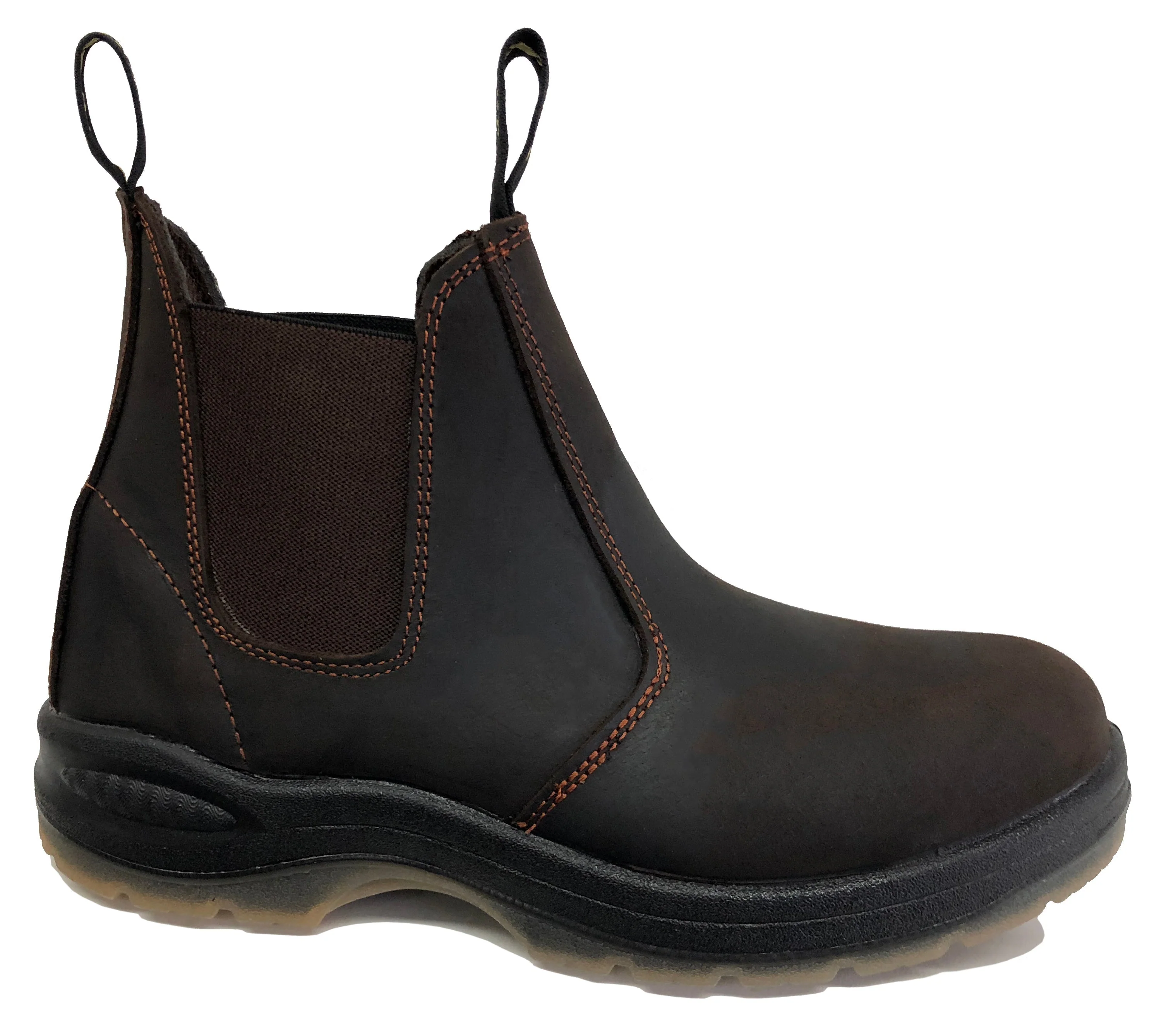 Work Zone Unisex Elastic Pull-on 6" Soft Toe Work Boot - Image 2