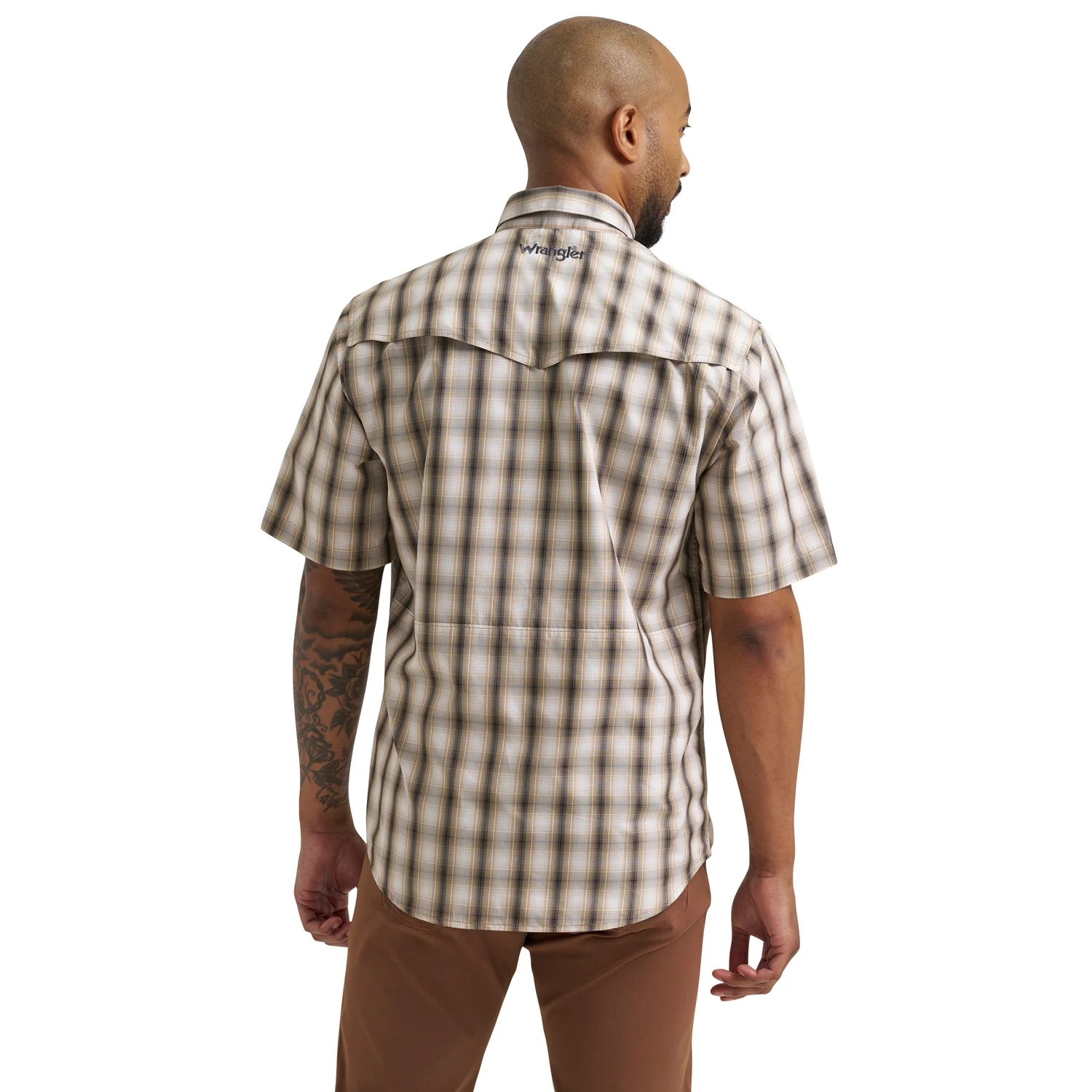 Wrangler Men's All Terrain Gear Men's Plaid Performance Shirt - Image 2