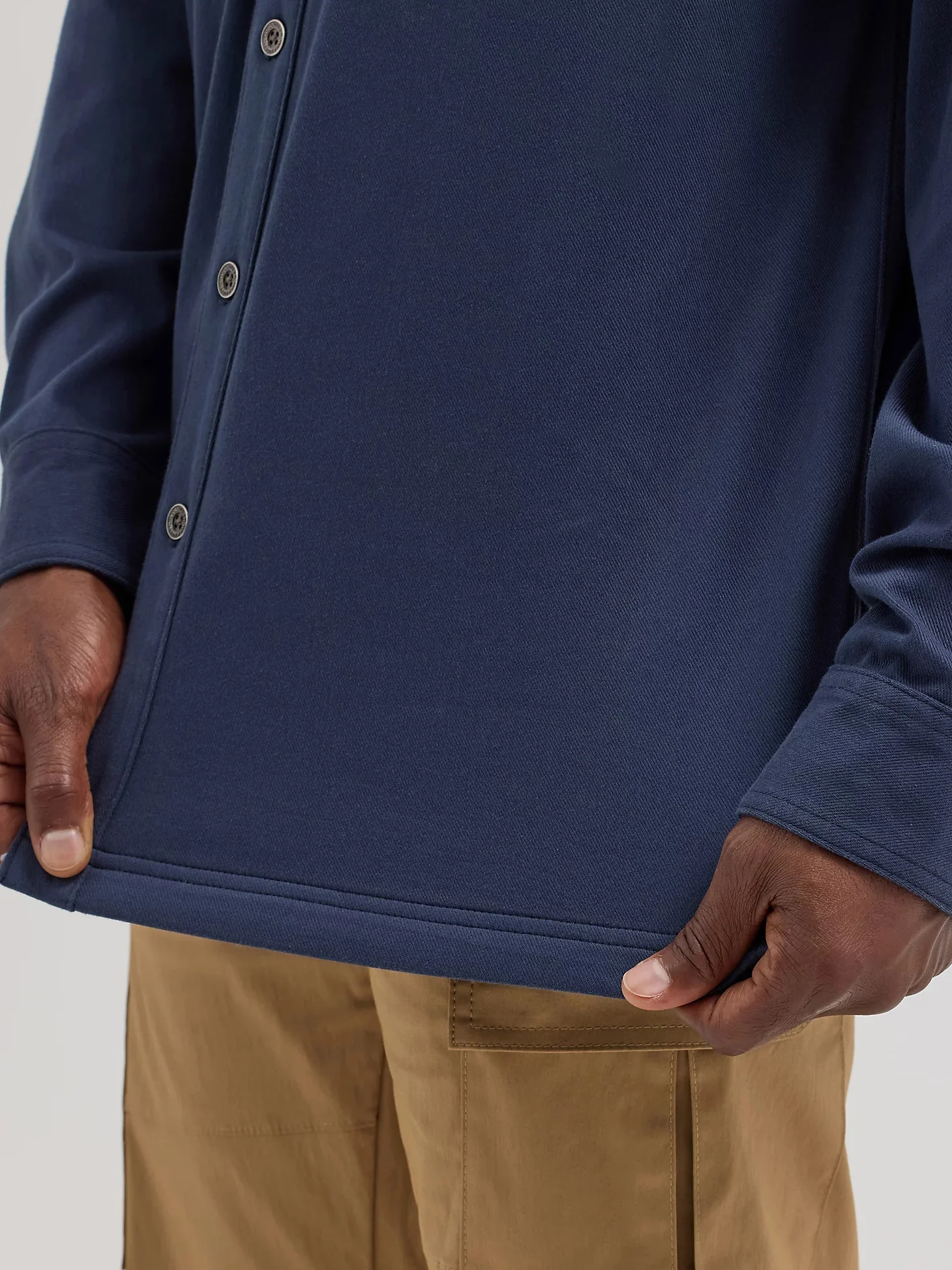 Wrangler ATG Men's Knit Button-Down Long Sleeve Work Shirt - Image 4