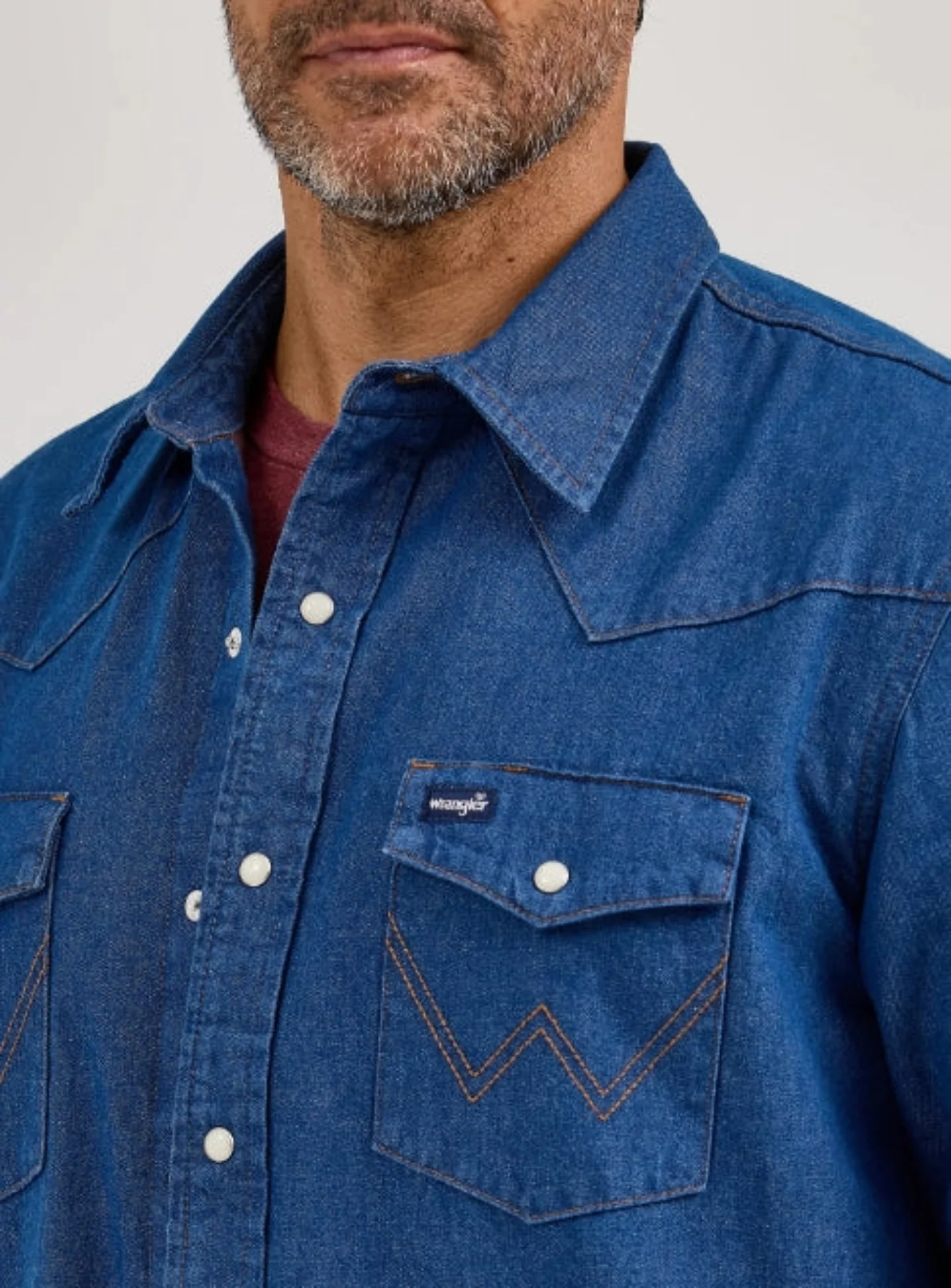 Wrangler Men's Cotton Flannel Lined Snap-Up Shirt Jac - Image 2