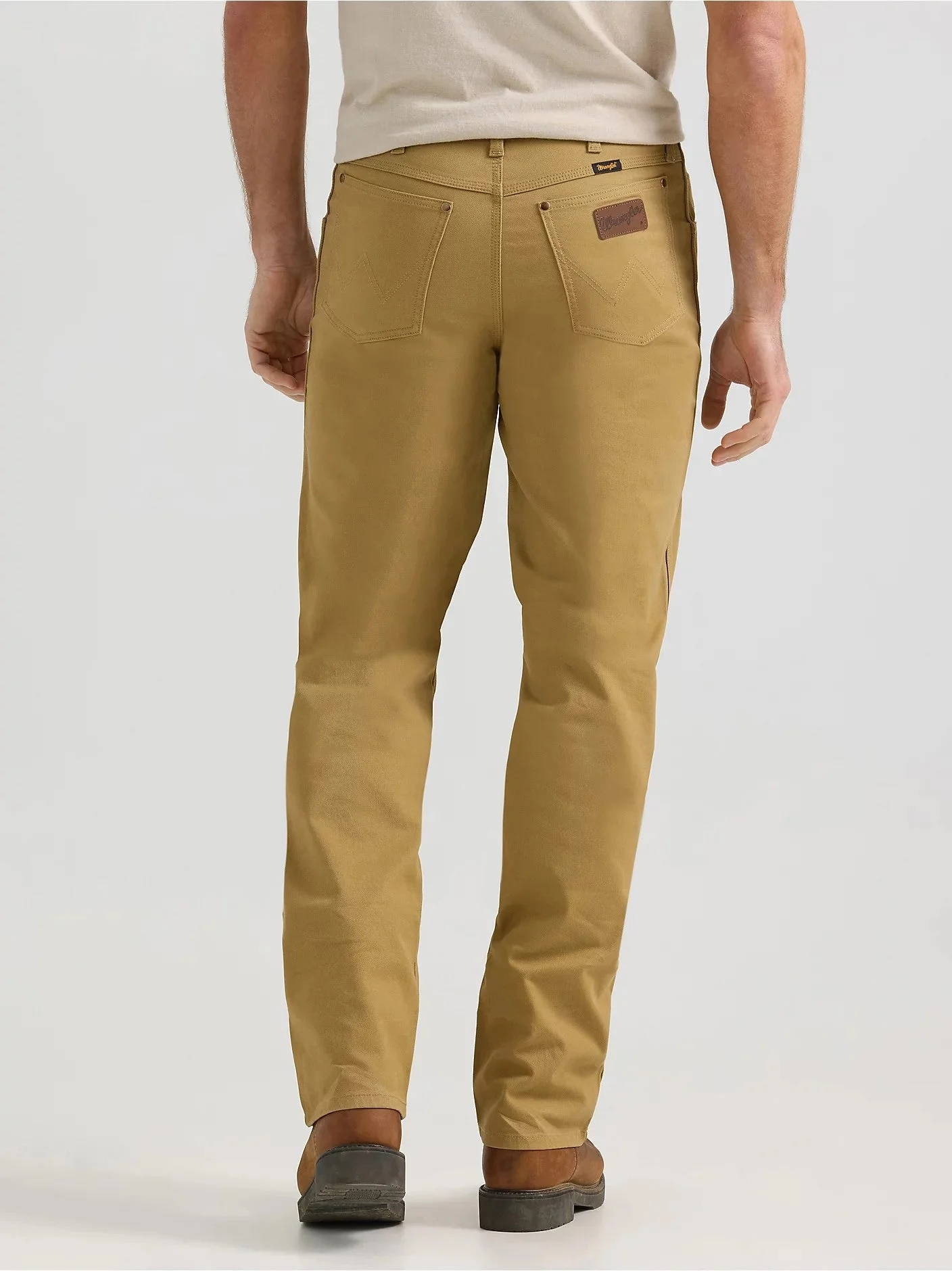 Wrangler Men's Tough Comfort Cowboy Cut® Regular Fit Canvas Jean - Image 5