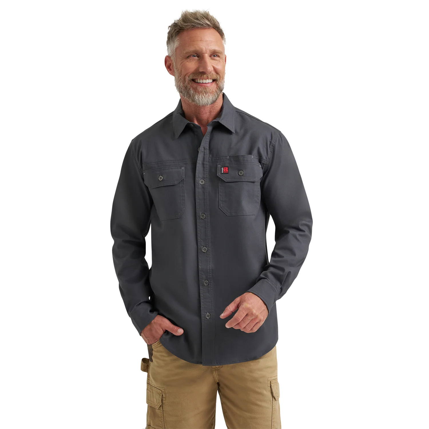 Wrangler Men's RIGGS Workwear® Ground Cloth Work Shirt