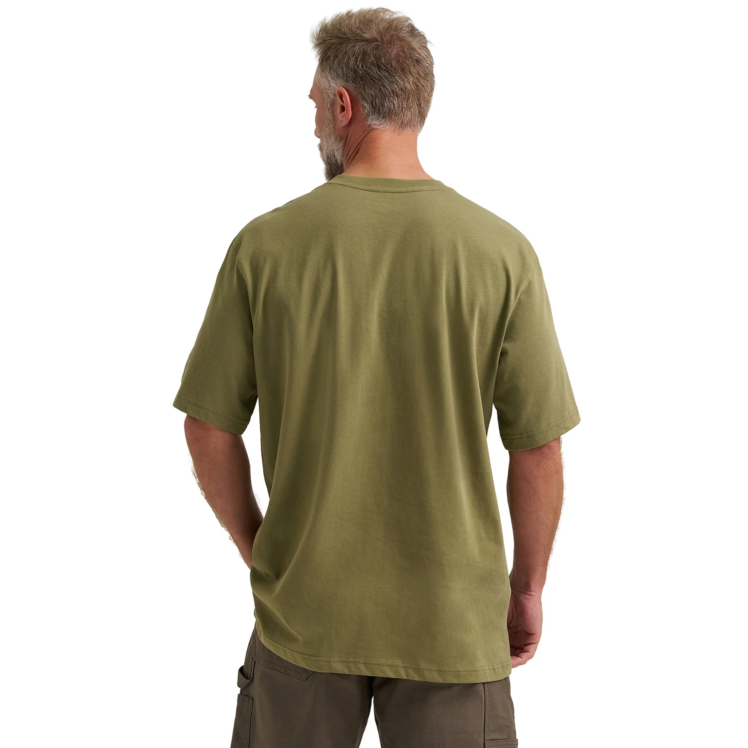 Wrangler Men's RIGGS Workwear® Short Sleeve Relaxed Henley - Image 2