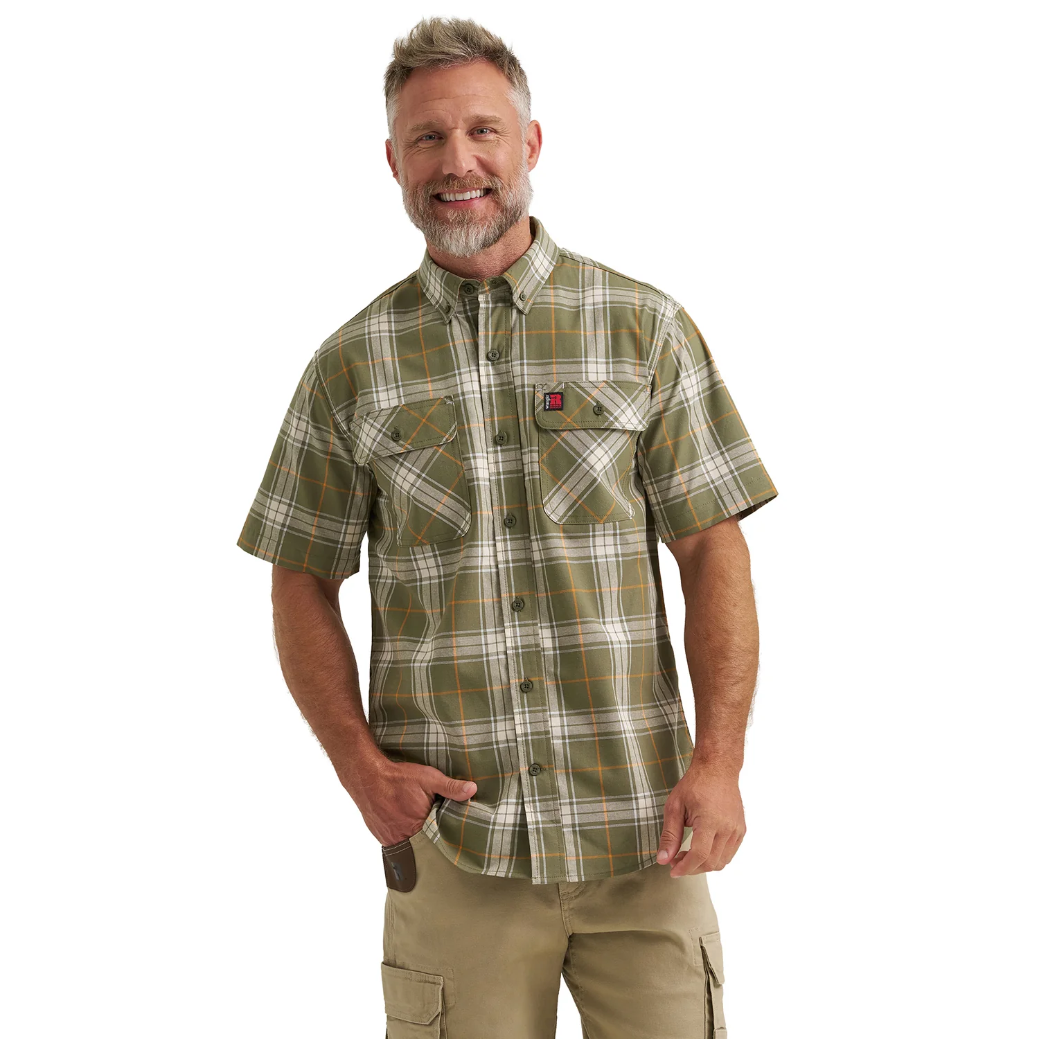 Wrangler Men's RIGGS Workwear® Foreman Plaid Work Shirt