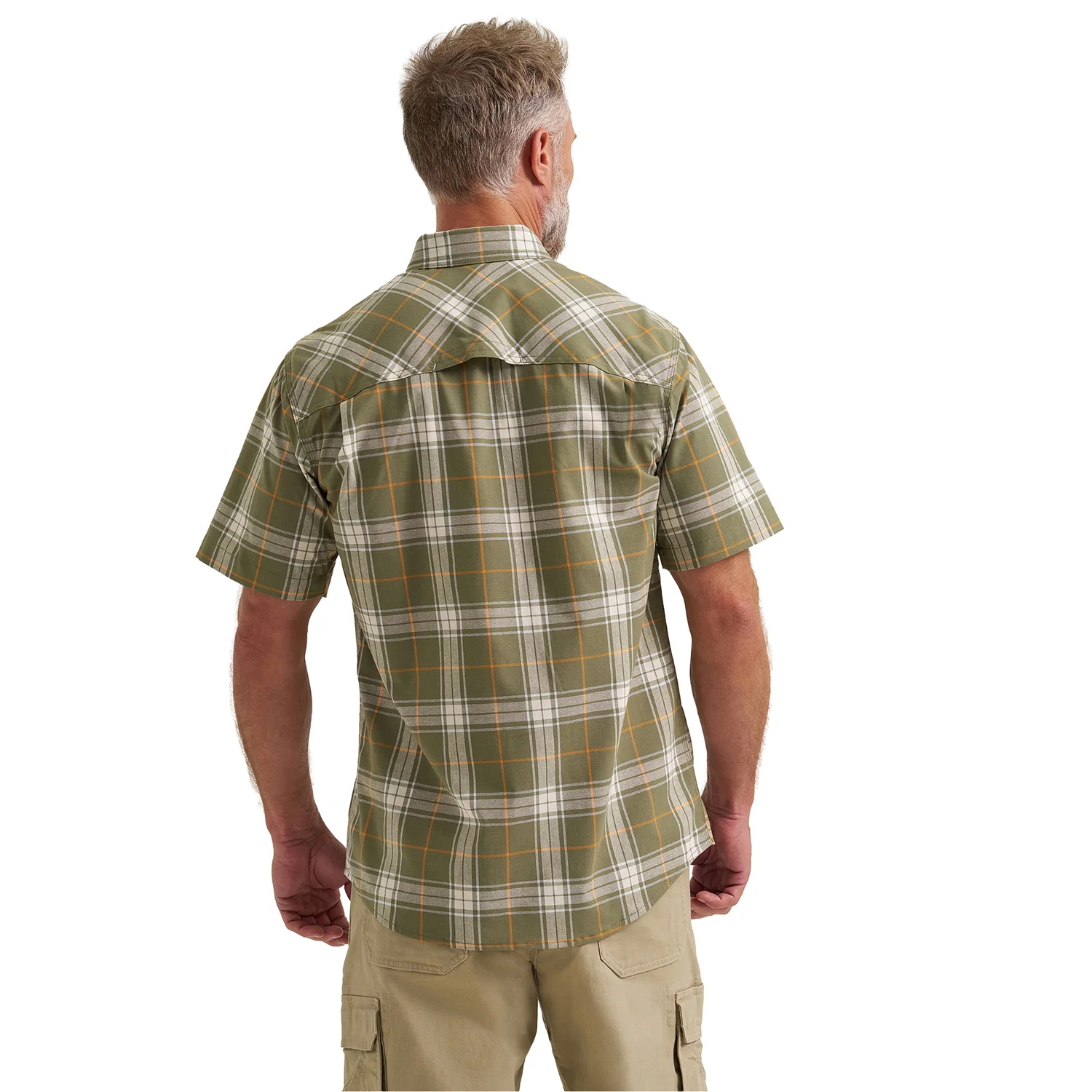 Wrangler Men's RIGGS Workwear® Foreman Plaid Work Shirt - Image 2