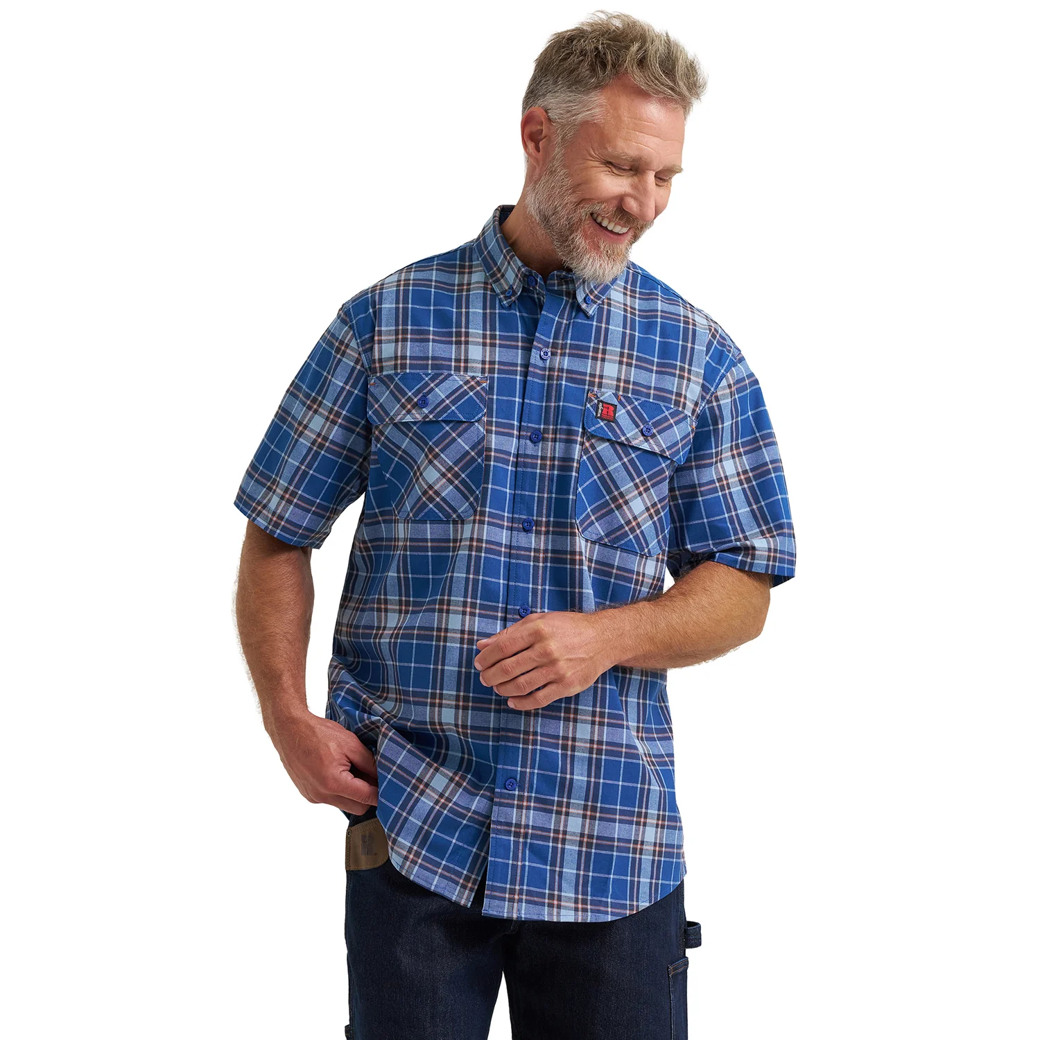 Wrangler Men's RIGGS Workwear® Foreman Plaid Work Shirt