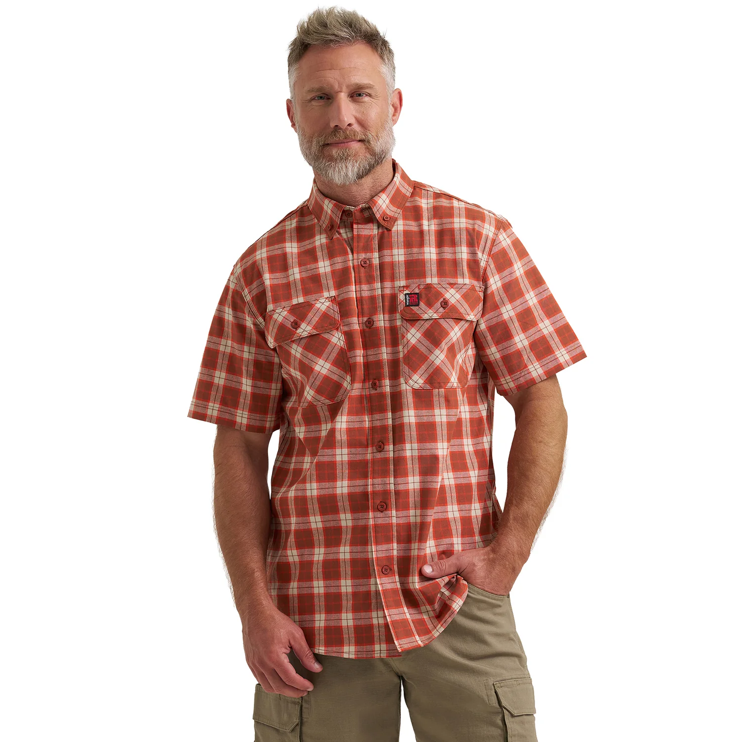 Wrangler Men's RIGGS Workwear® Foreman Plaid Work Shirt