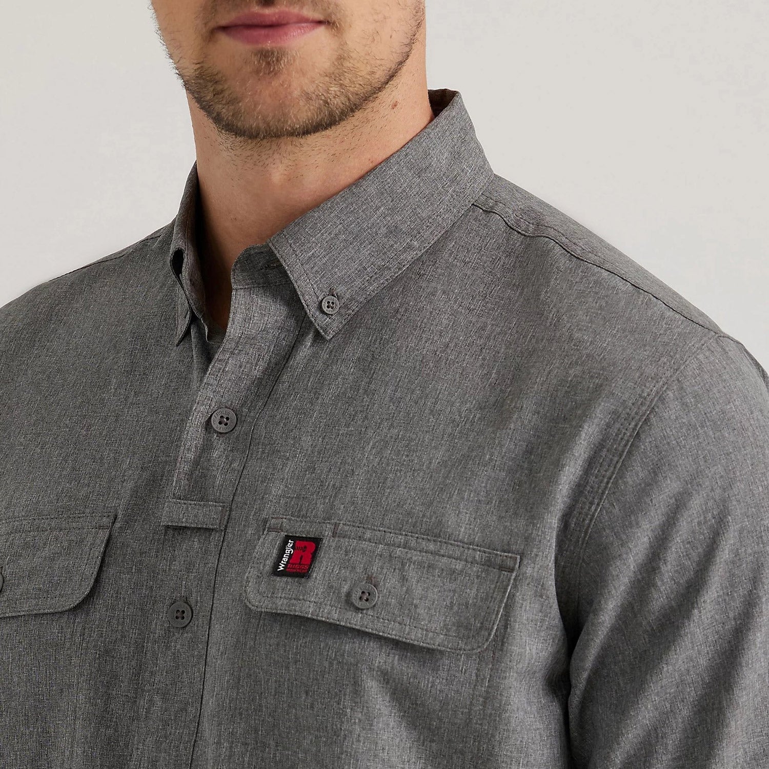 Wrangler® RIGGS® Men's Lightweight Moisture-Wicking Short Sleeve Work Shirt - Image 2