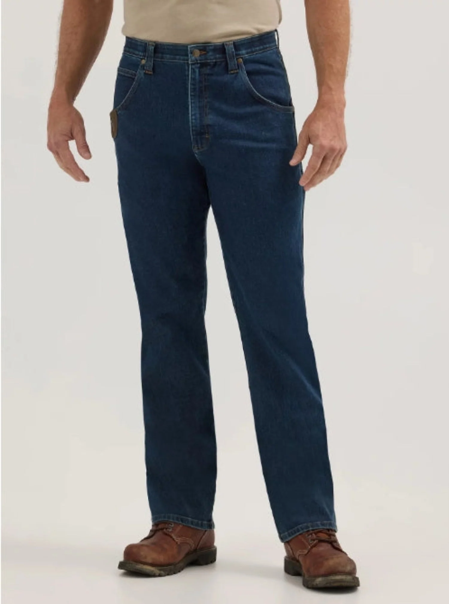 Wrangler RIGGS Men's Technical Relaxed Fit Straight Leg 6-Pocket Work Jean
