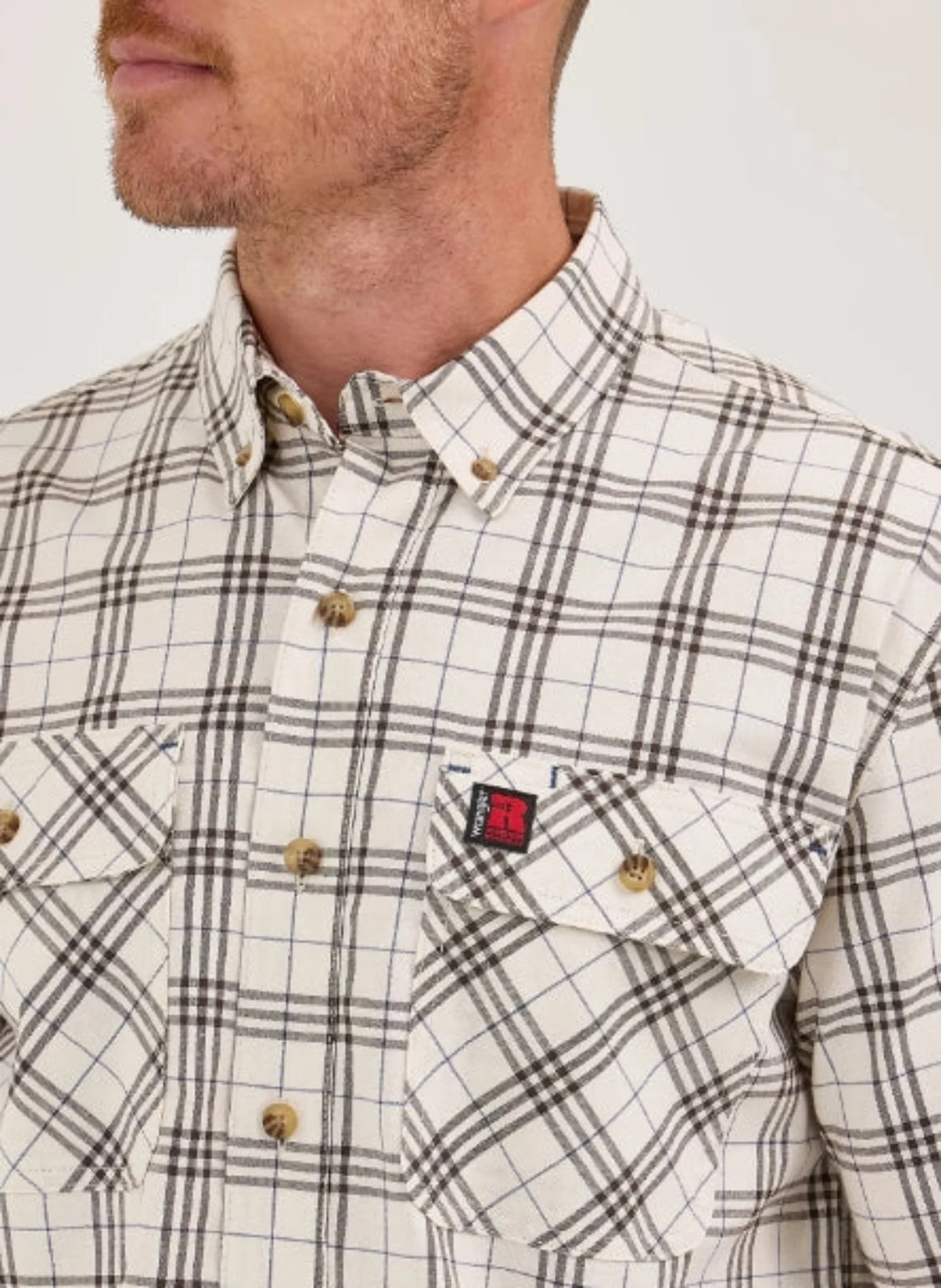 Wrangler RIGGS Men's Workwear Foreman Button-Down Short Sleeve Work Shirt - Image 2