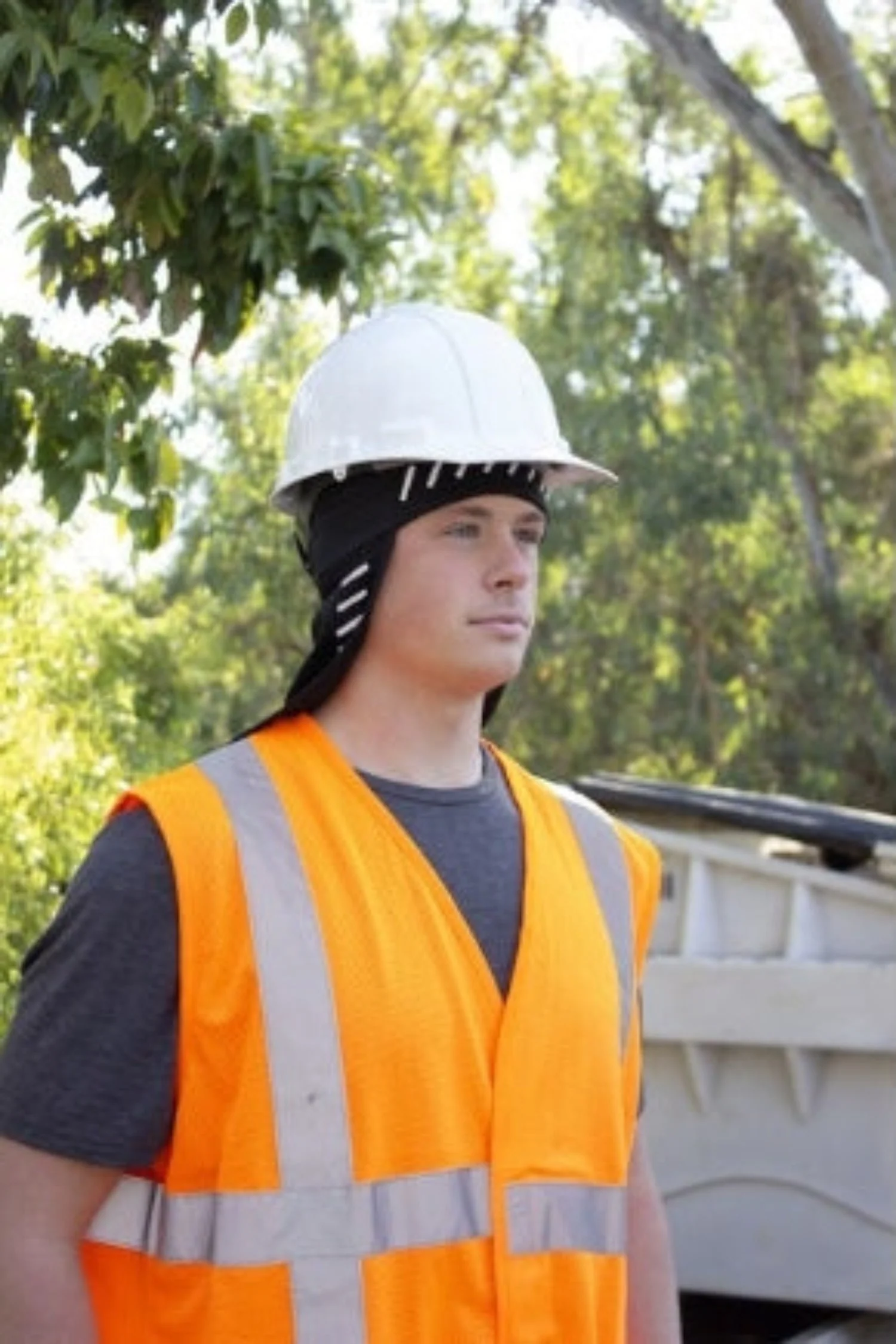 Zan Headgear Sportflex Hard Hat Liner w/ Neck Shield - Image 2
