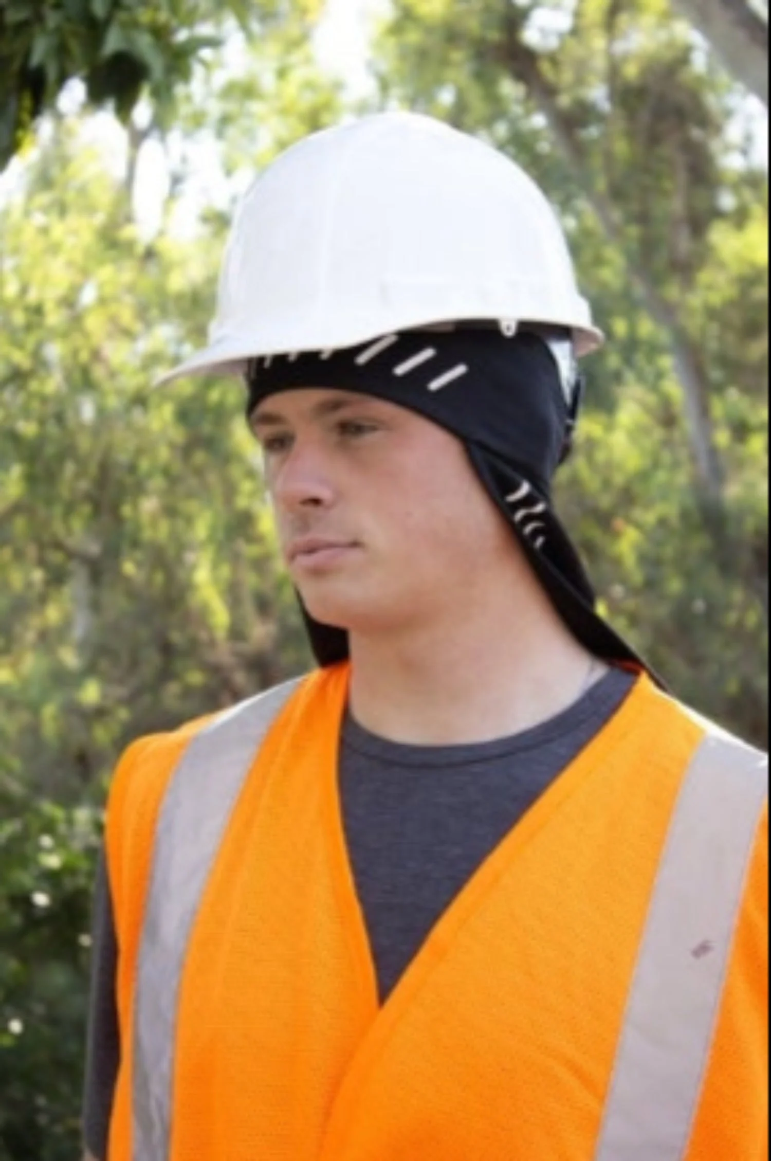 Zan Headgear Sportflex Hard Hat Liner w/ Neck Shield - Image 3